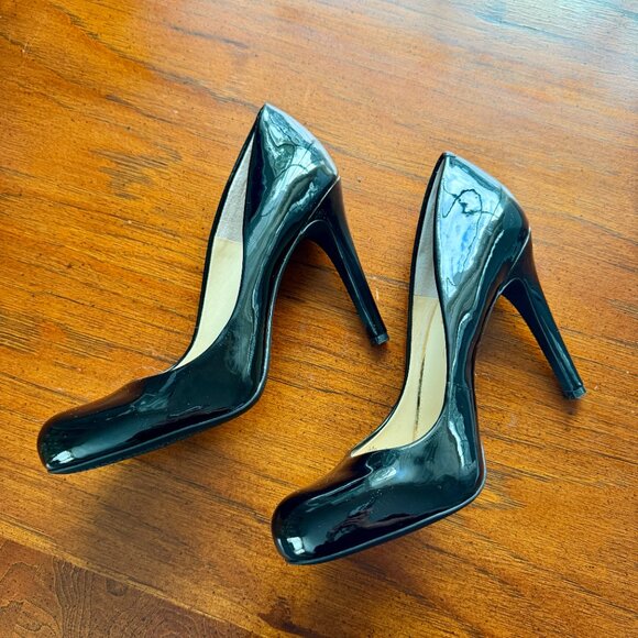 Jessica Simpson Calie Pump in Black Patent Size 9 Faux Leather - Picture 9 of 14
